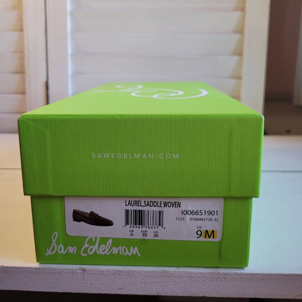 $108 NWT (9) Sam Edelman Woven Leather Loafer - Picture 4 of 8